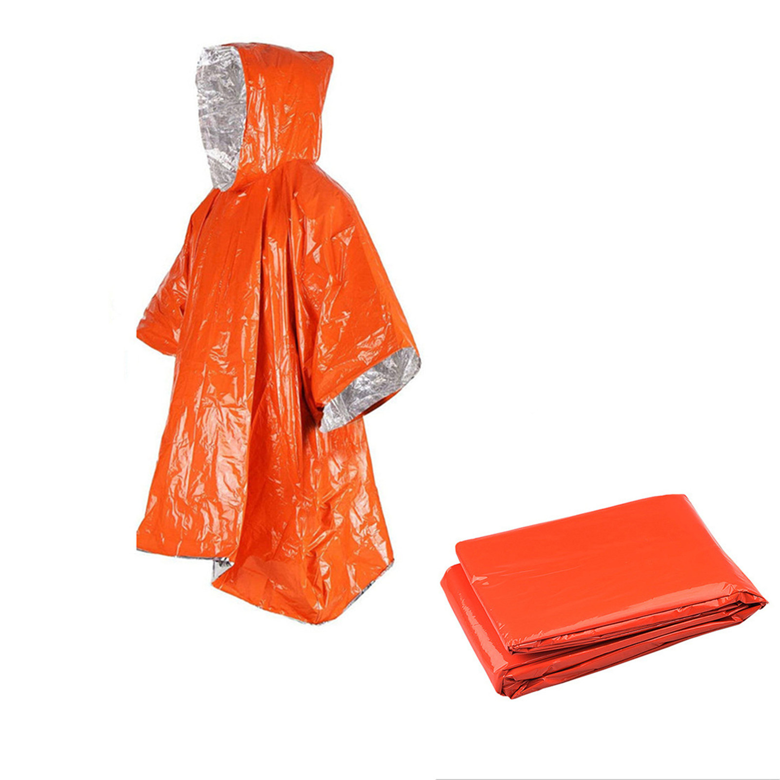 Emergency Disposable Aluminum  - Emergency Poncho Rain 评论和价格