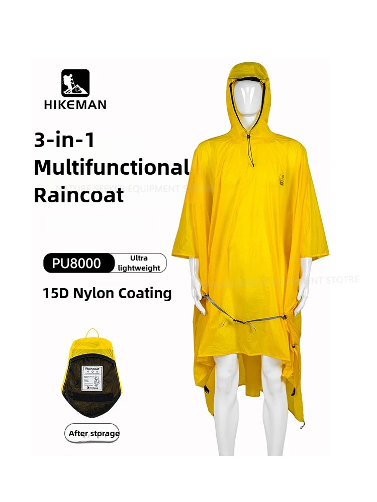 15D/210T Raincoat Waterproof R - Emergency Poncho Rain 评论和价格